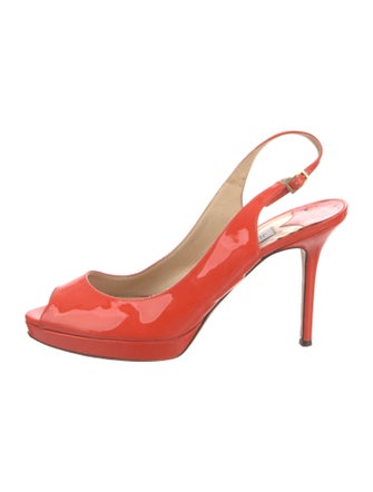 Jimmy Choo Patent Leather Slingback Pumps