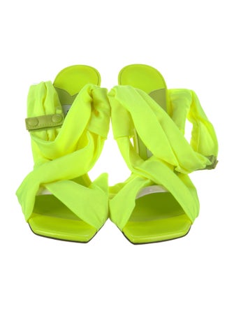 Jimmy Choo Ruffle Embellishment Sandals