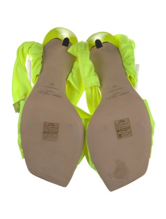 Jimmy Choo Ruffle Embellishment Sandals