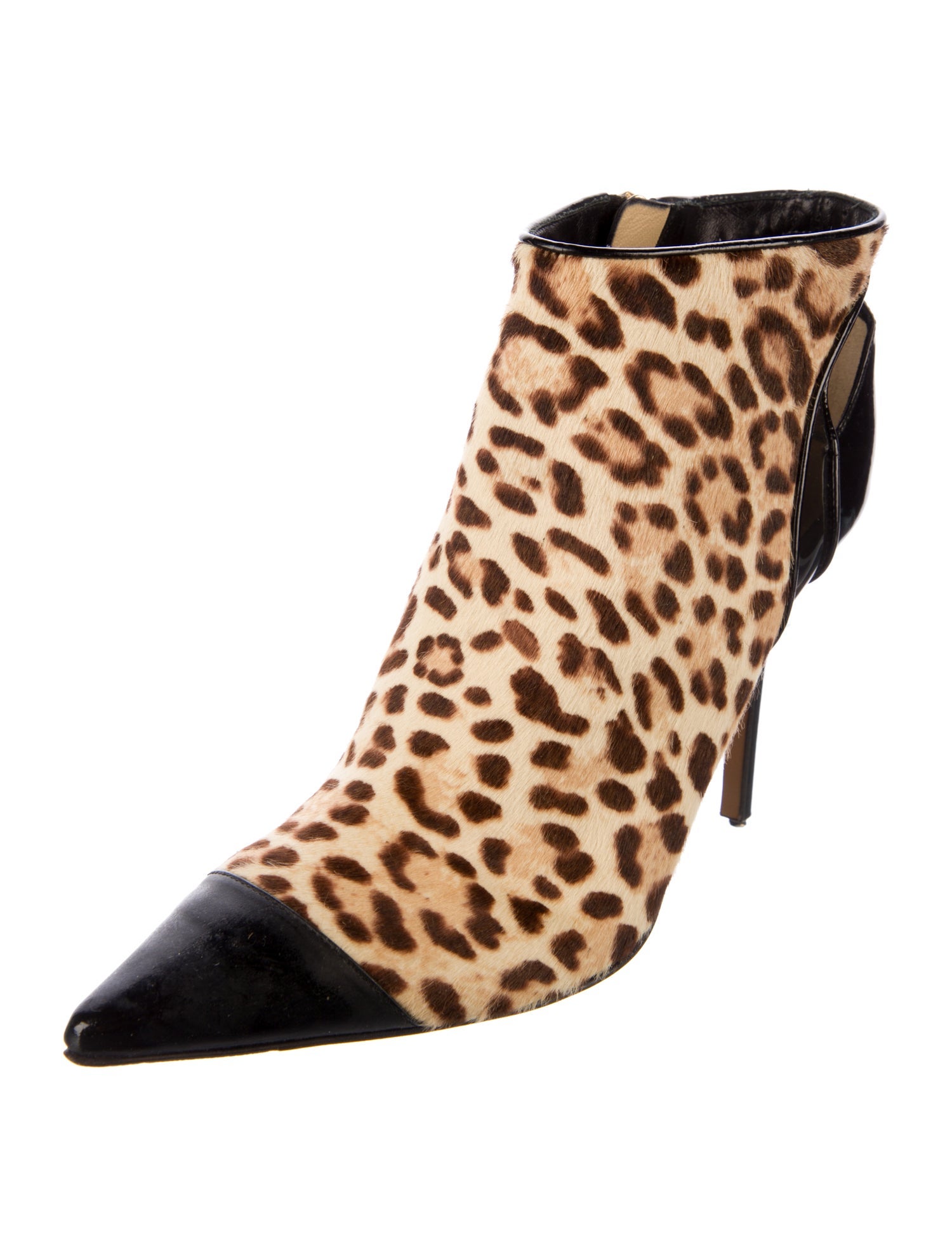 Jimmy Choo Ponyhair Animal Print Boots