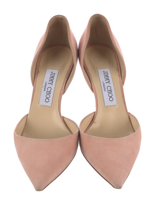 Jimmy Choo Suede D'Orsay Pumps
