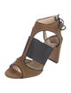 Jimmy Choo Suede T-Strap Sandals