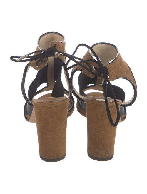 Jimmy Choo Suede T-Strap Sandals