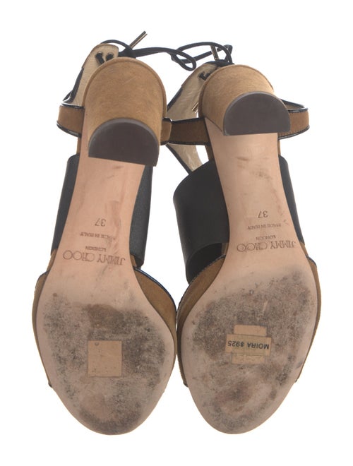 Jimmy Choo Suede T-Strap Sandals