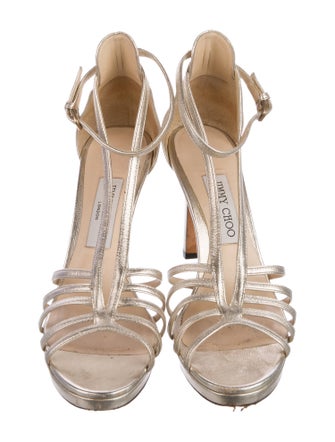 Jimmy Choo Patent Leather Slingback Sandals