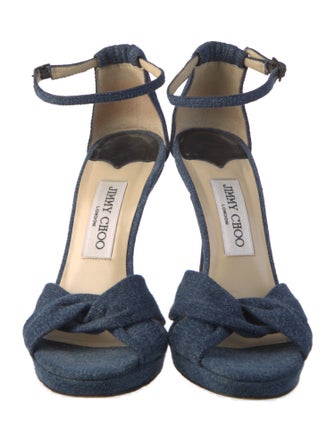 Jimmy Choo Denim Sandals