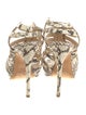 Jimmy Choo Snakeskin Animal Print Gladiator Sandals