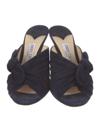 Jimmy Choo Suede Slides