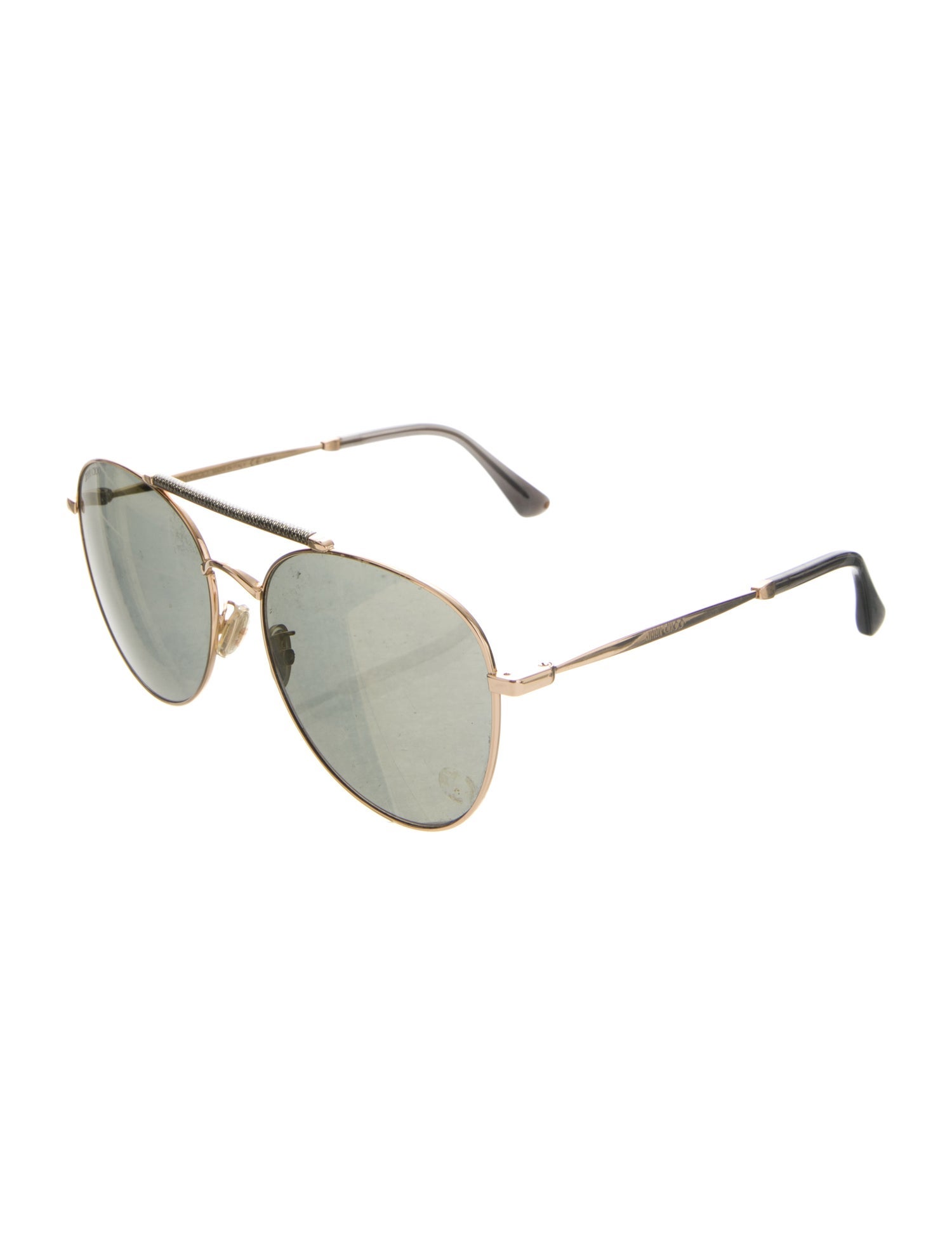 Jimmy Choo Abbie Aviator Sunglasses