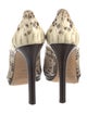 Jimmy Choo Leather Animal Print Pumps