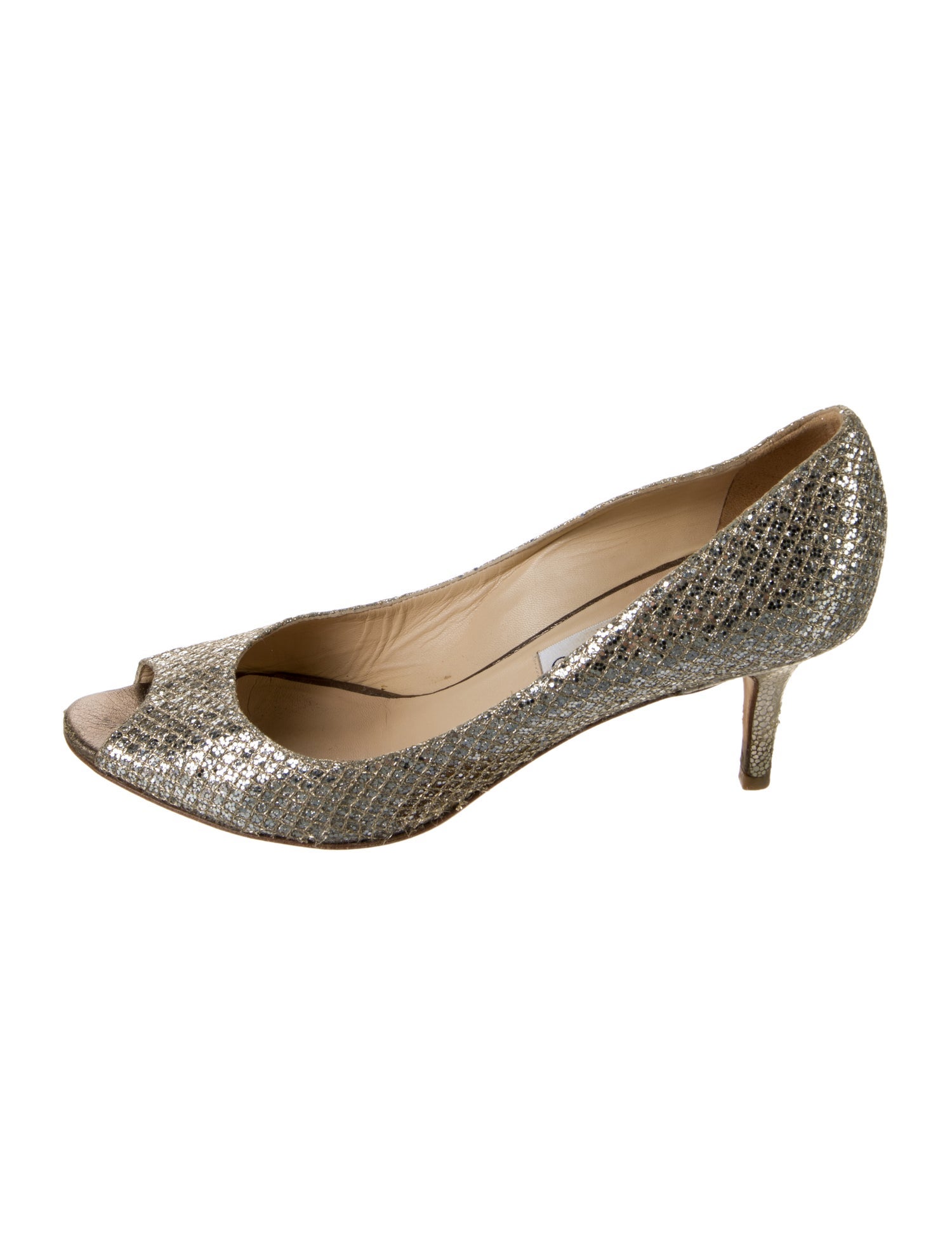 Jimmy Choo Glitter Accents Pumps