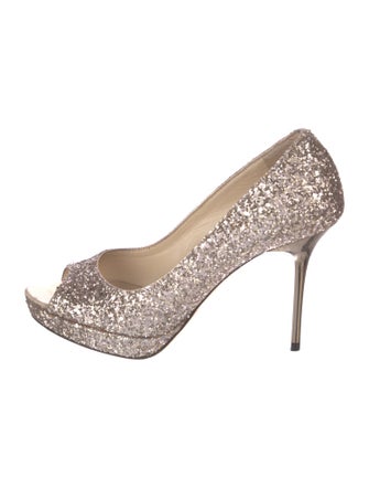 Jimmy Choo Glitter Pumps