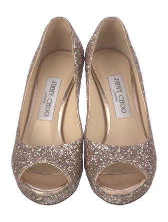 Jimmy Choo Glitter Pumps