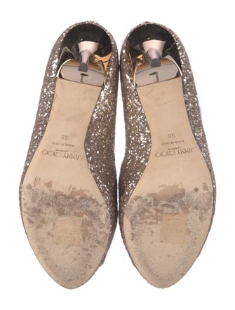 Jimmy Choo Glitter Pumps