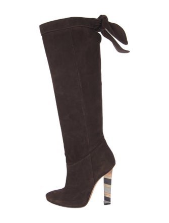 Jimmy Choo Suede Lace-Up Boots