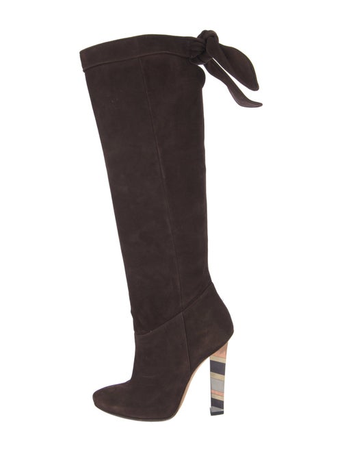 Jimmy Choo Suede Lace-Up Boots