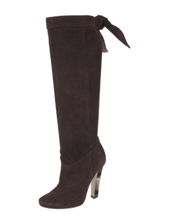 Jimmy Choo Suede Lace-Up Boots