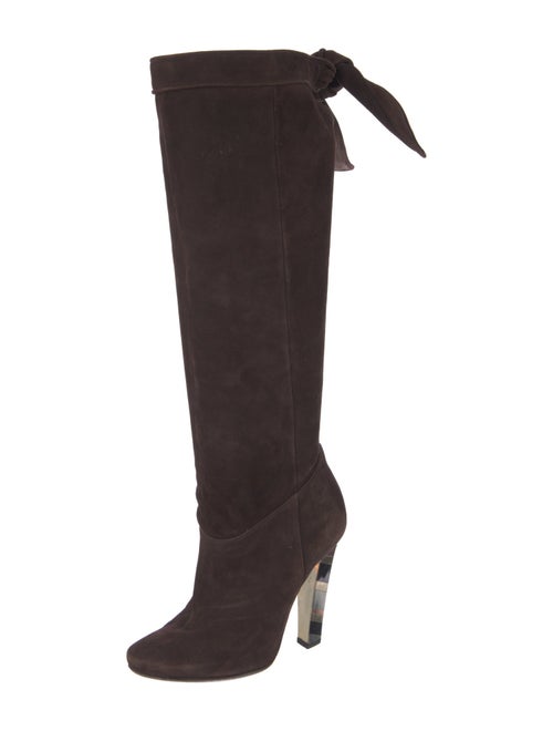 Jimmy Choo Suede Lace-Up Boots