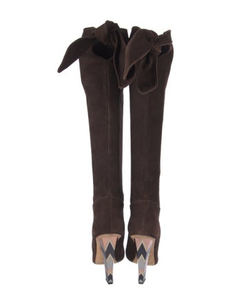 Jimmy Choo Suede Lace-Up Boots