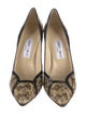 Jimmy Choo Snakeskin Animal Print D'Orsay Pumps