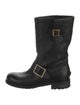 Jimmy Choo Leather Moto Boots