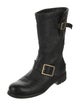Jimmy Choo Leather Moto Boots