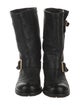 Jimmy Choo Leather Moto Boots