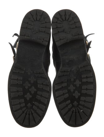 Jimmy Choo Leather Moto Boots