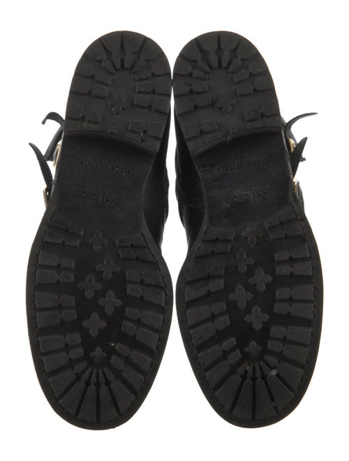 Jimmy Choo Leather Moto Boots