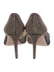 Jimmy Choo Suede Studded Accents D'Orsay Pumps