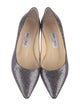 Jimmy Choo Leather Sequin Embellishments Flats