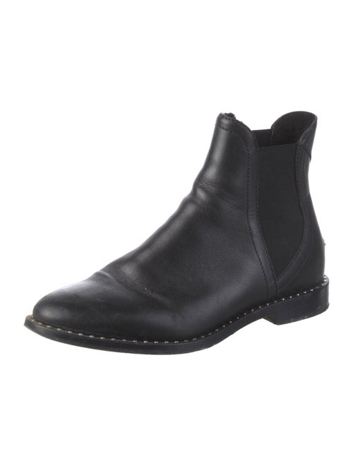 Jimmy Choo Leather Studded Accents Chelsea Boots