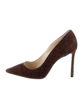 Jimmy Choo Velvet Printed Pumps