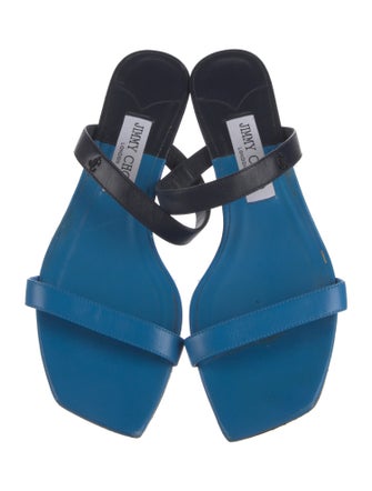 Jimmy Choo Leather Slides