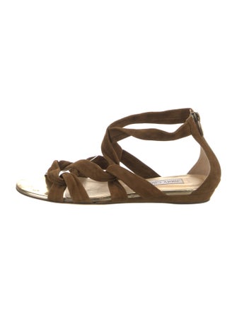 Jimmy Choo Suede Gladiator Sandals