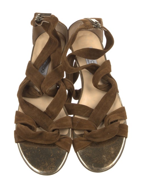 Jimmy Choo Suede Gladiator Sandals