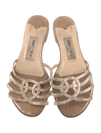 Jimmy Choo Suede Slides