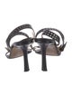 Jimmy Choo Leather Lasercut Accents Sandals