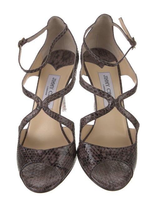 Jimmy Choo Snakeskin Sandals