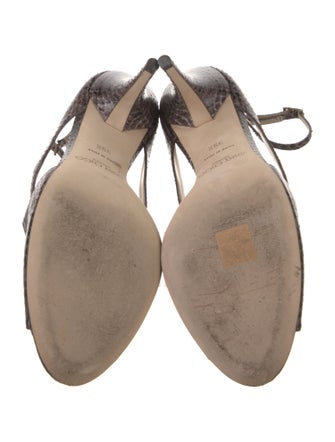 Jimmy Choo Snakeskin Sandals