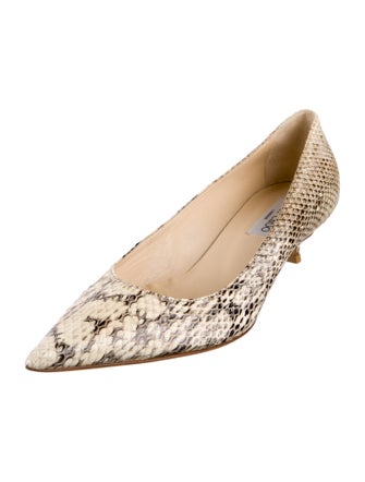 Jimmy Choo Snakeskin Animal Print Pumps