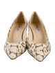 Jimmy Choo Snakeskin Animal Print Pumps