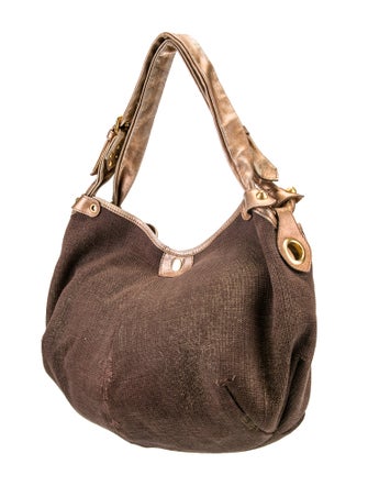 Jimmy Choo Canvas Hobo