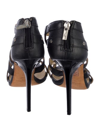 Jimmy Choo Leather Lasercut Accents Pumps