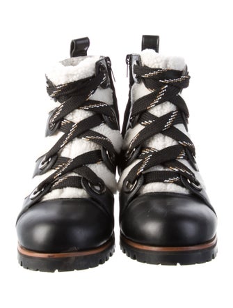 Jimmy Choo Leather Combat Boots