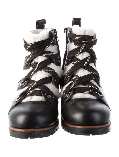 Jimmy Choo Leather Combat Boots