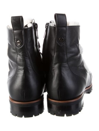 Jimmy Choo Leather Combat Boots