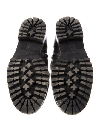 Jimmy Choo Leather Combat Boots