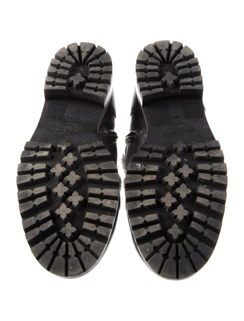 Jimmy Choo Leather Combat Boots