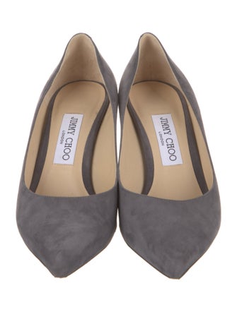 Jimmy Choo Suede Printed Pumps